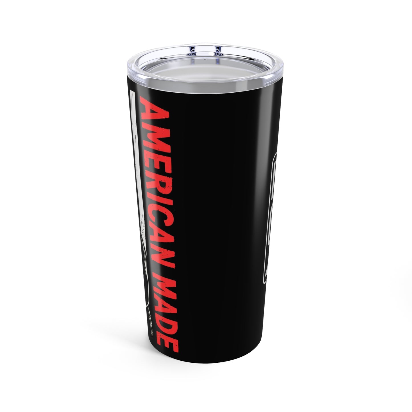"NOE" Patriotic Welding Tumbler, Stainless Steel 20oz Cup, American Made Drinkware, Gift for Welders, USA Flag Tumbler, Custom Insulated Cup